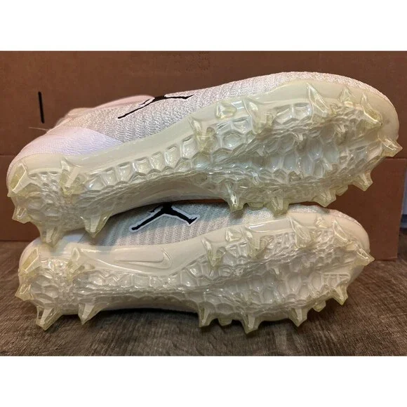 Jordan Alpha Menace Elite 2 White Football Cleats CV1664-103 Mens size 11.5 Rare